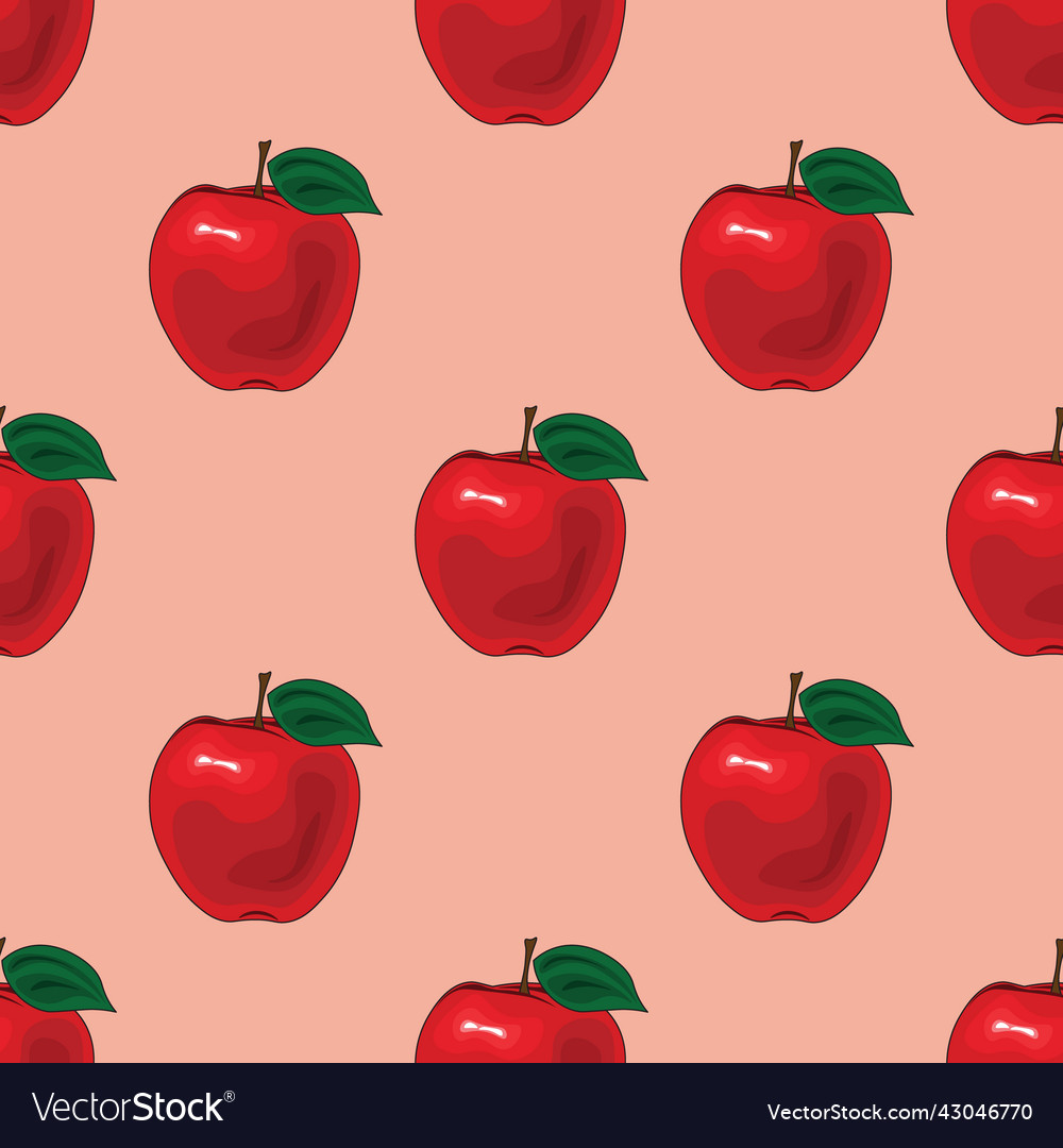 Red Apple Pattern