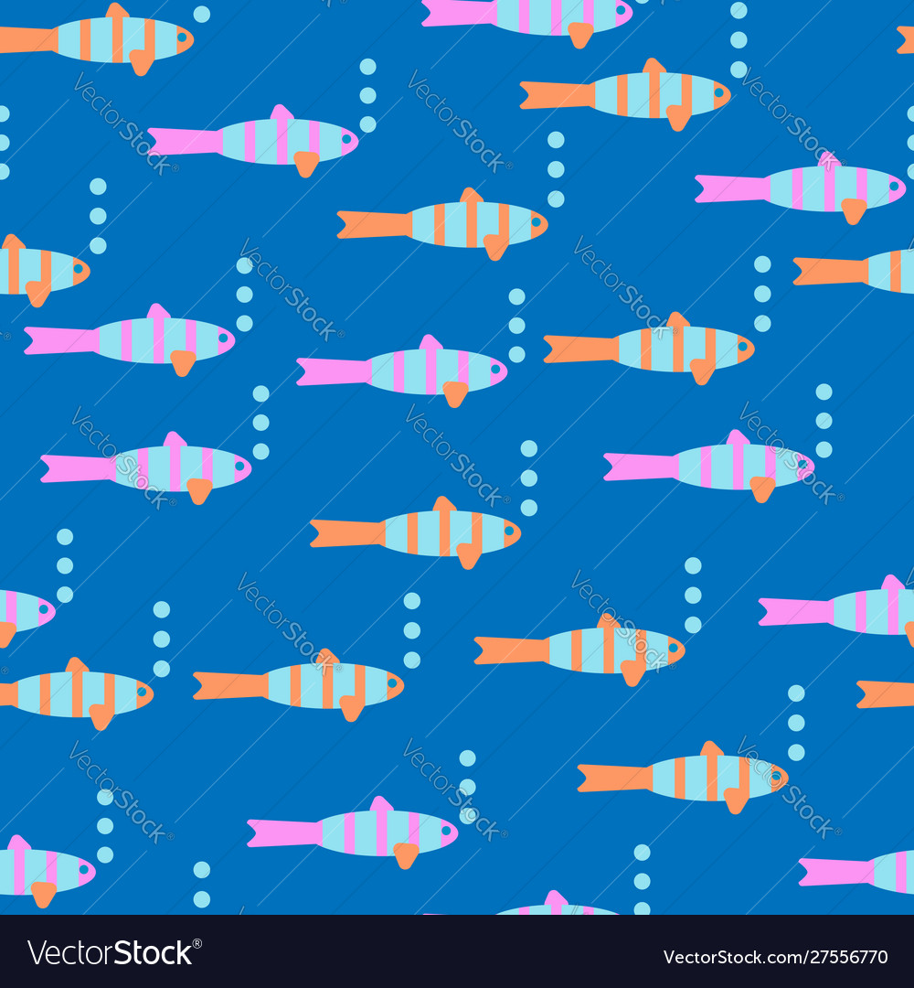 Seamless pattern with icons flat style simple vector image Seamless pattern with icons flat style simple
