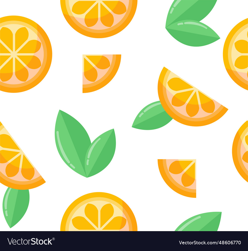 Seamless pattern with lemon concept vector image Seamless pattern with lemon concept