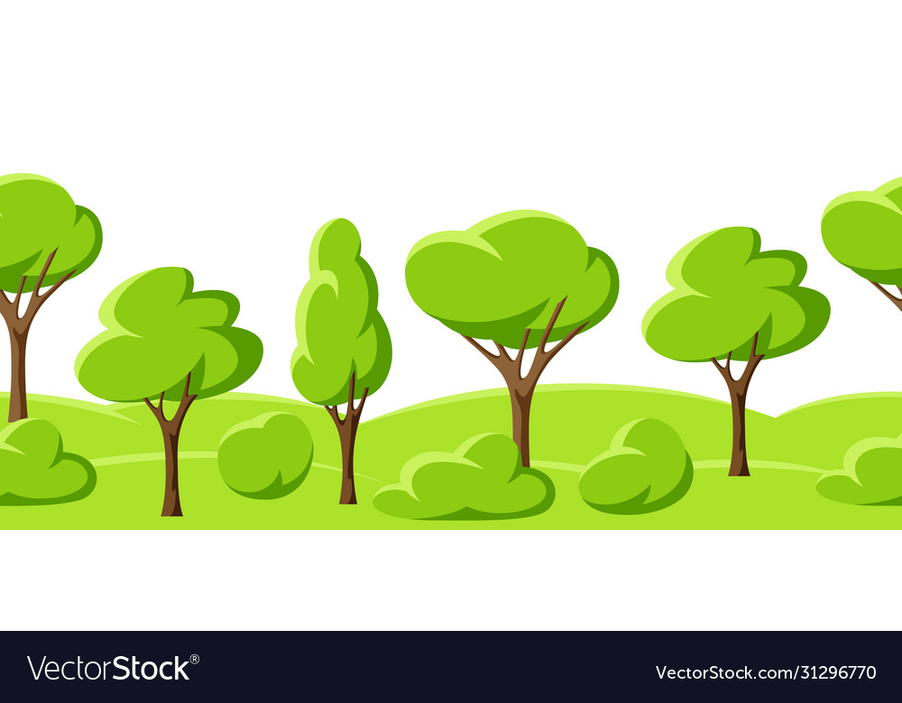 Spring or summer seamless pattern with stylized vector image Spring or summer seamless pattern with stylized