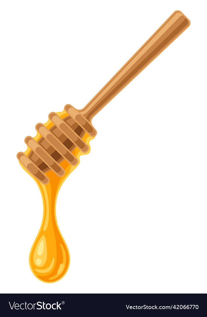 Wooden stick with honey image