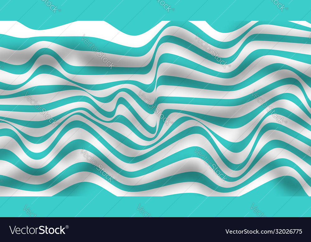 Abstract geometric pattern with wavy lines Vector Image Abstract geometric pattern with wavy lines