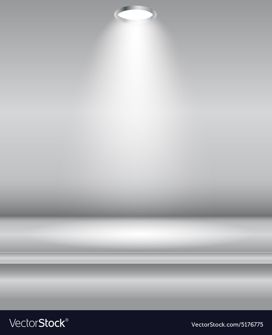 Background with lighting lamp empty space