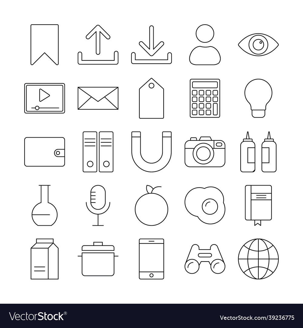 Daily use isolated icon which can easily mo