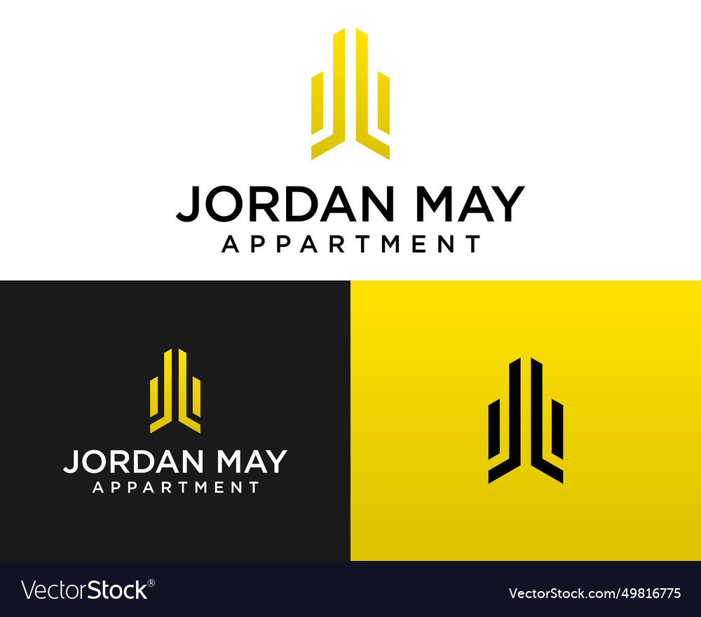 Jm logo Royalty Free Vector Image - VectorStock