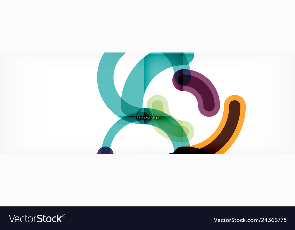 Line design circles abstract background vector image Line design circles abstract background