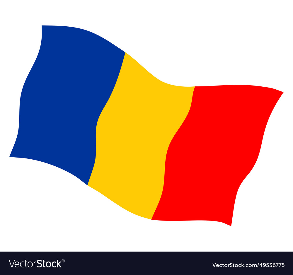 Romanian Flag Royalty Free Vector Image - Vectorstock