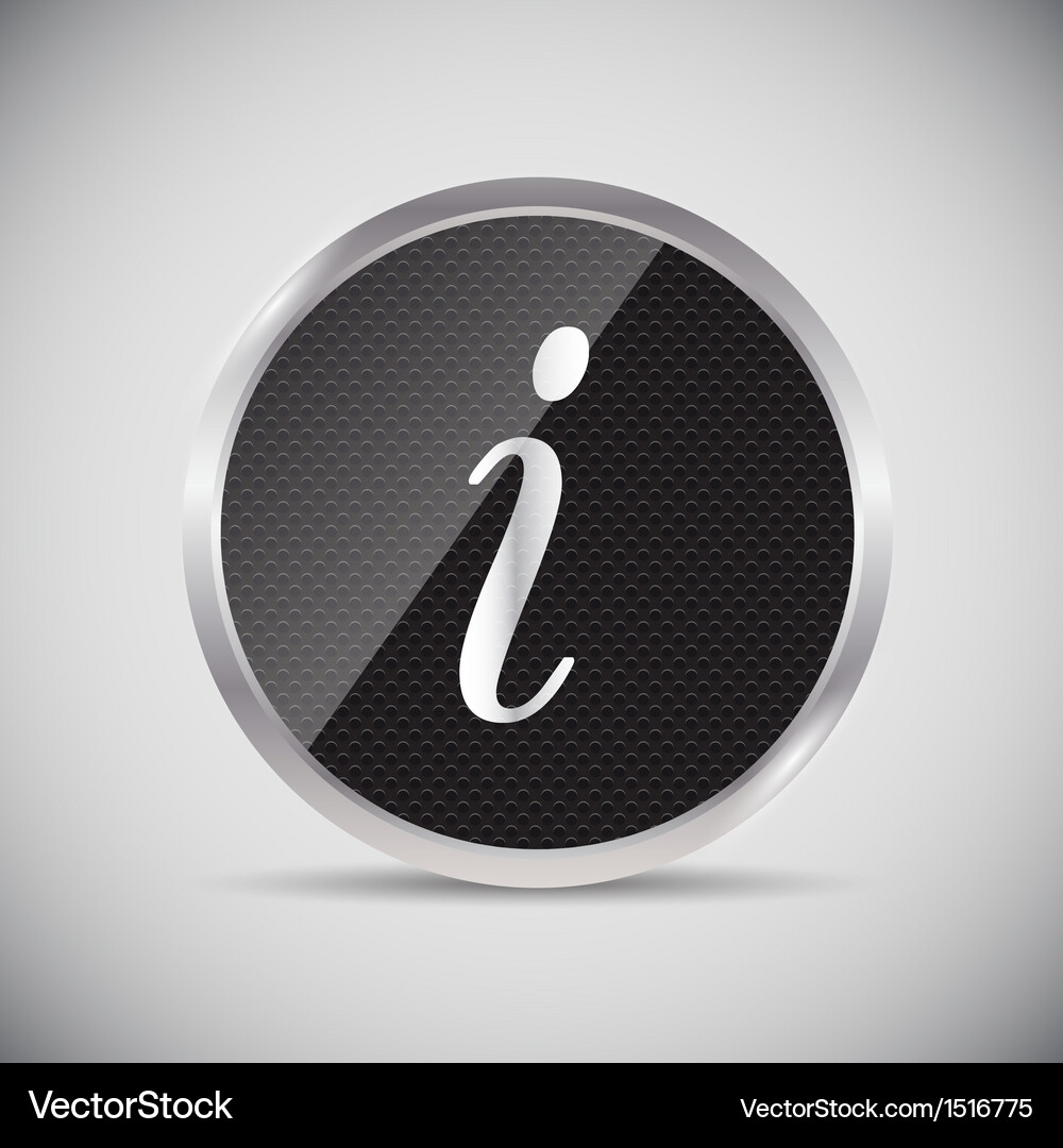 Shine glossy computer icon Royalty Free Vector Image