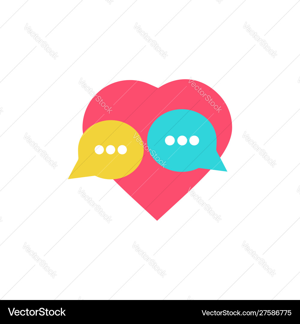 Speech bubble icon chat bubble Royalty Free Vector Image