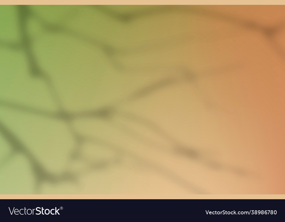 Abstract green gradient background with branch