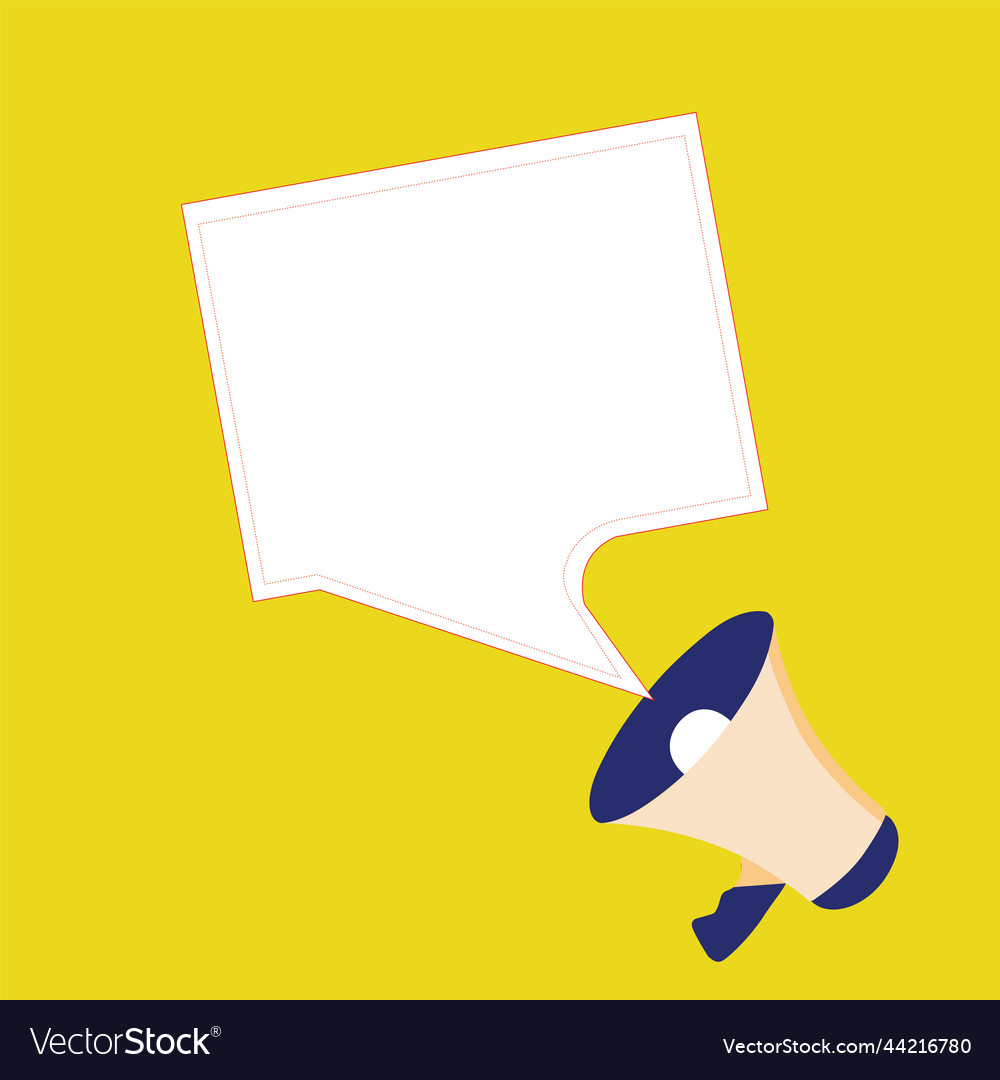 Flat design empty esp template copy space text vector image Flat design empty esp template copy space text