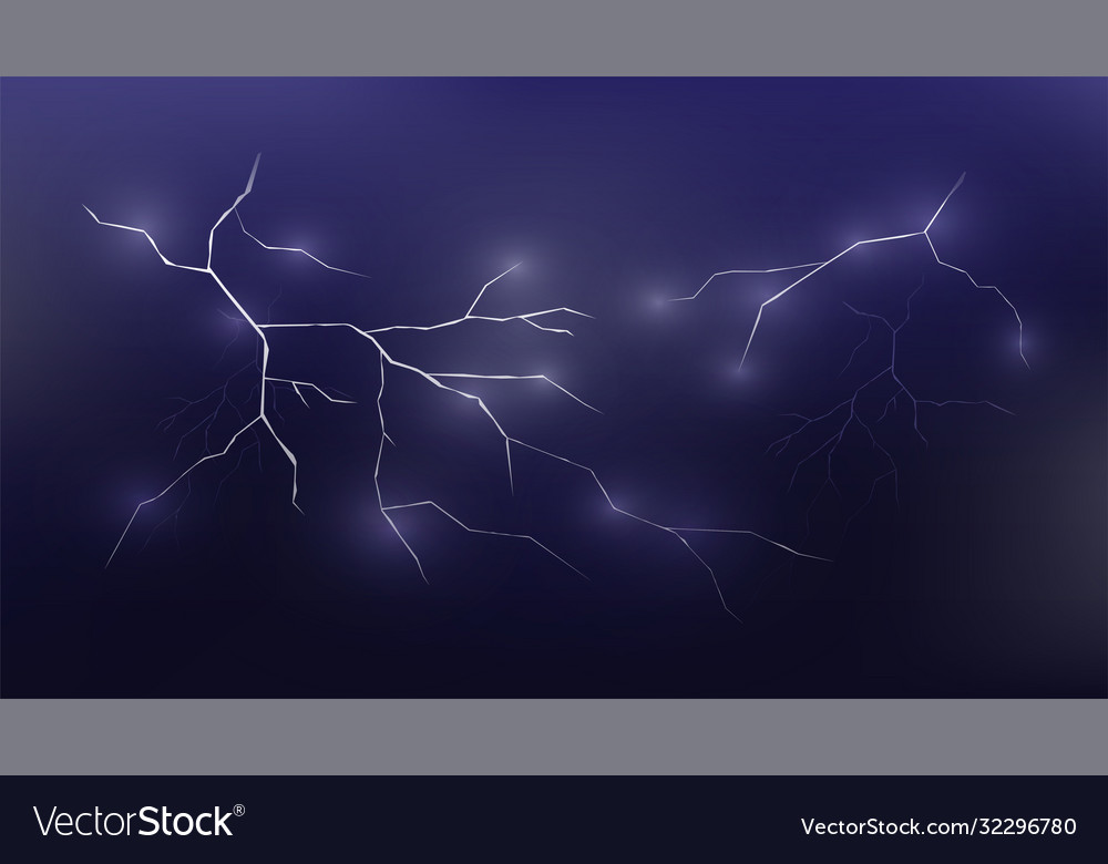Lightning background vector image Lightning background