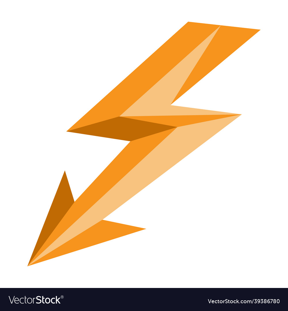 Lightning icon in abstract style