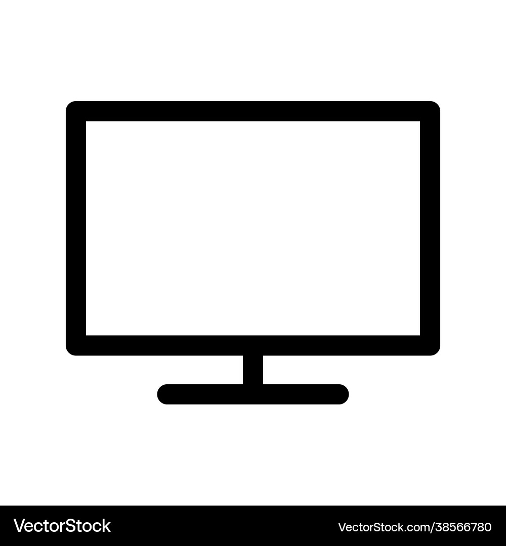 Monitor Royalty Free Vector Image - VectorStock