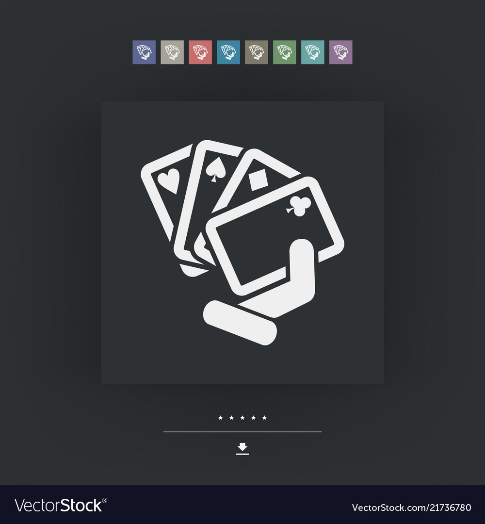 Poker game icon