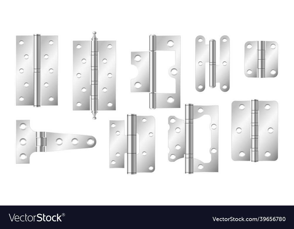 Silber Metall Tür Scharniere - Bau Hardware
