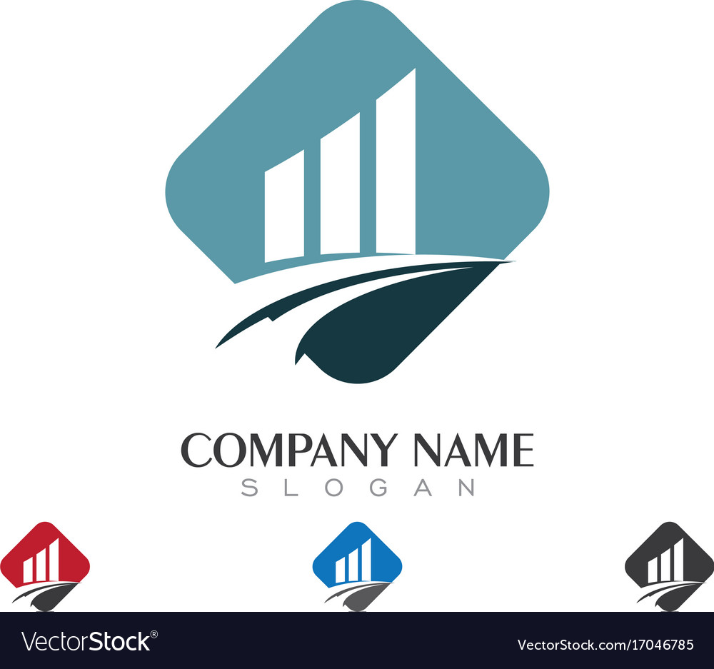 Business finance professional logo template icon