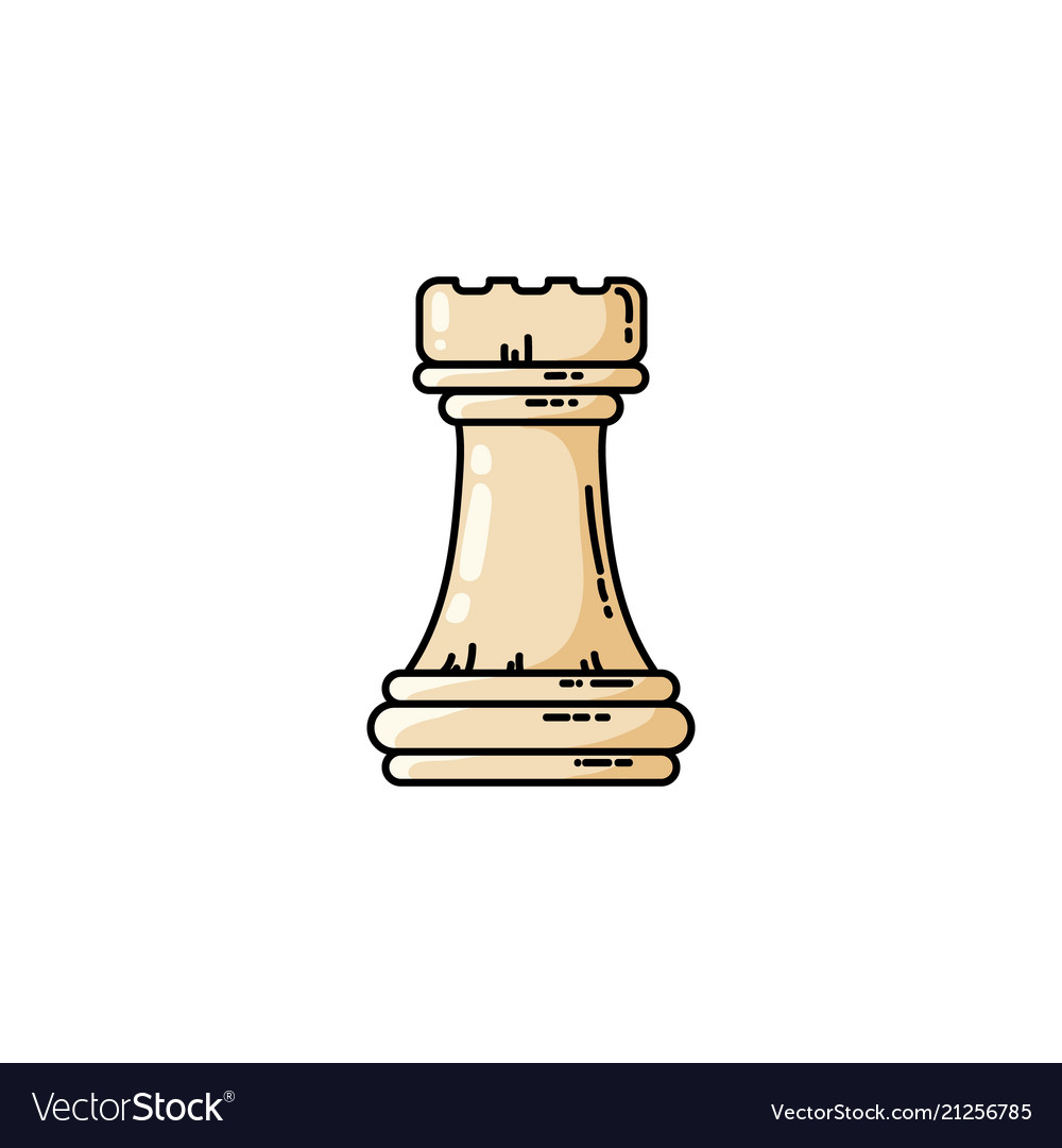 Chess rooks Royalty Free Vector Image - VectorStock