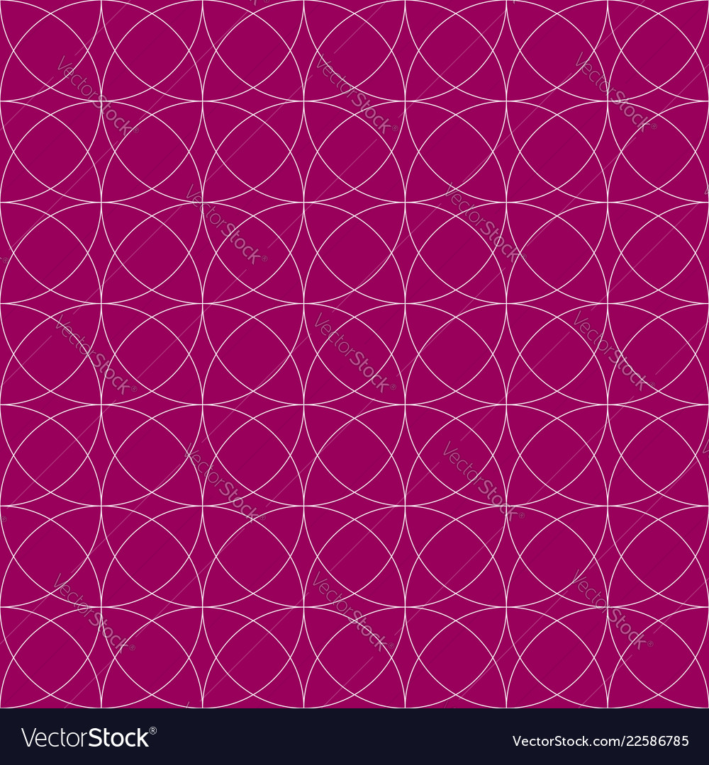 Colorful repeatable pattern with circles thin vector image Colorful repeatable pattern with circles thin