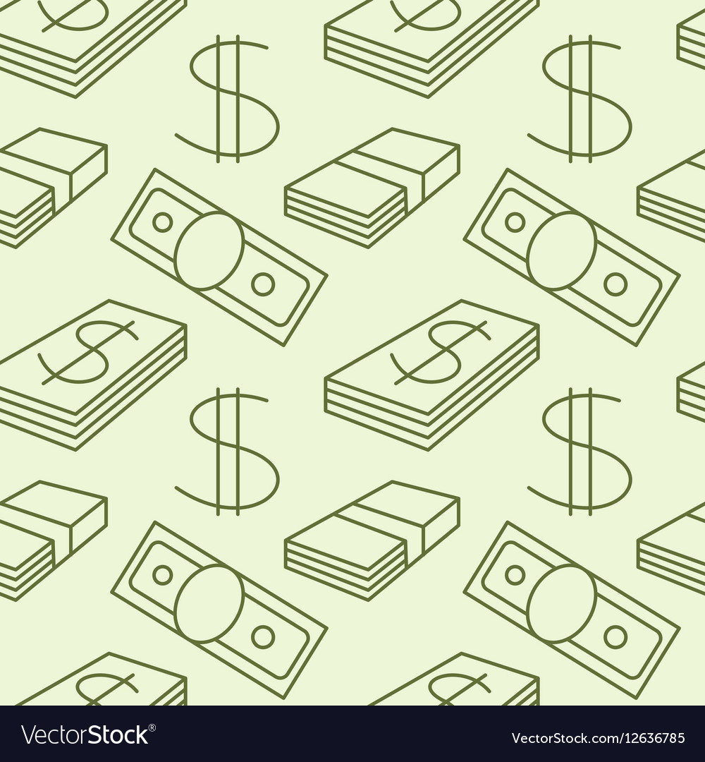Dollar Currency Seamless Pattern