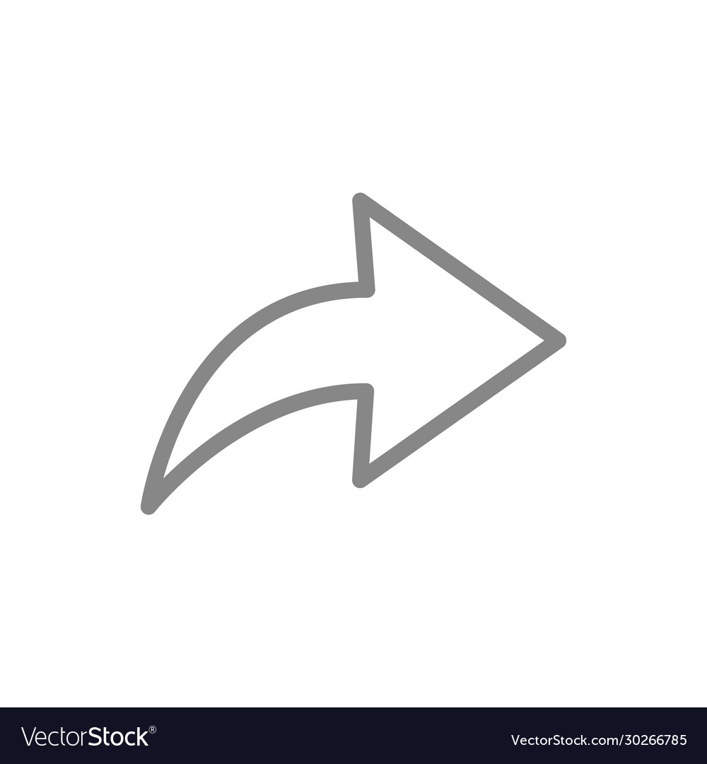 Forward Message Arrow Icon