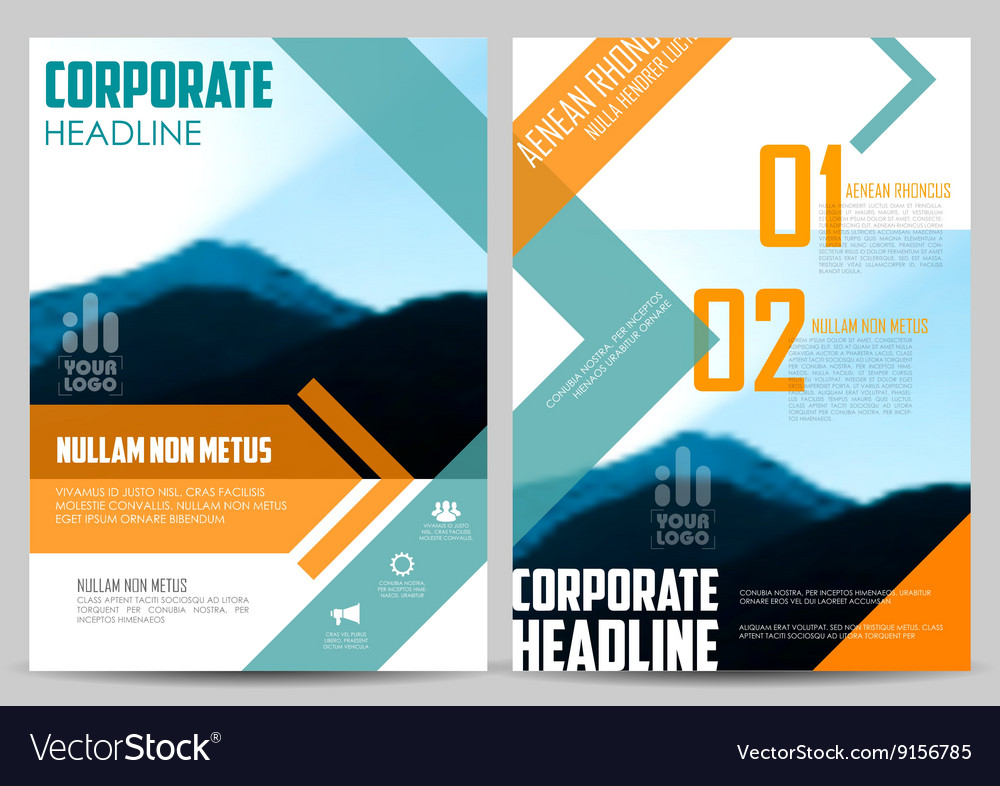 Presentation & Report Leaflet Template