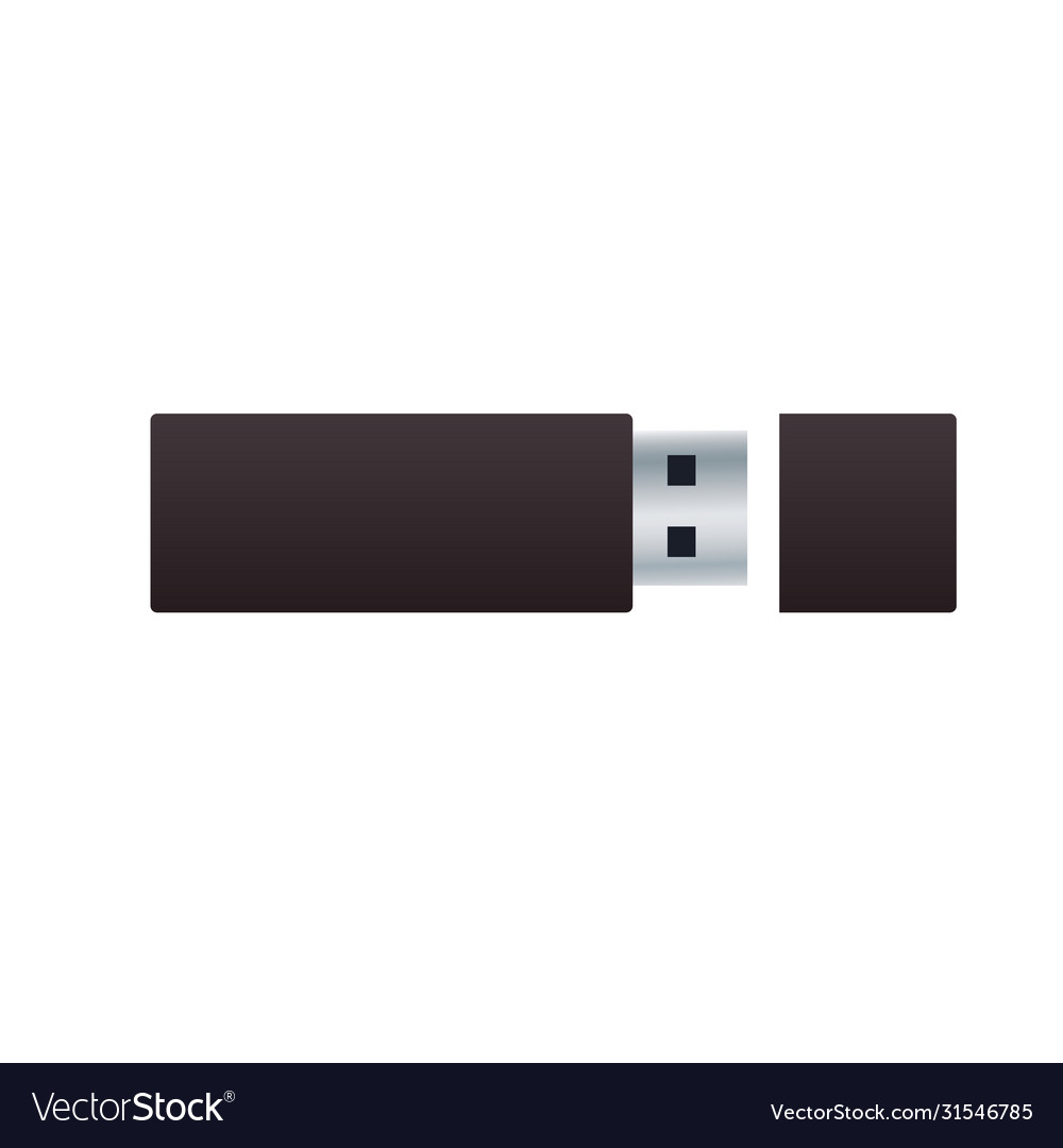 Usb memory flash isolated icon