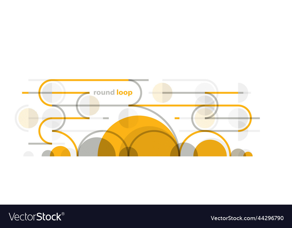 Abstract circles and lines background geometric Vector Image Abstract circles and lines background geometric