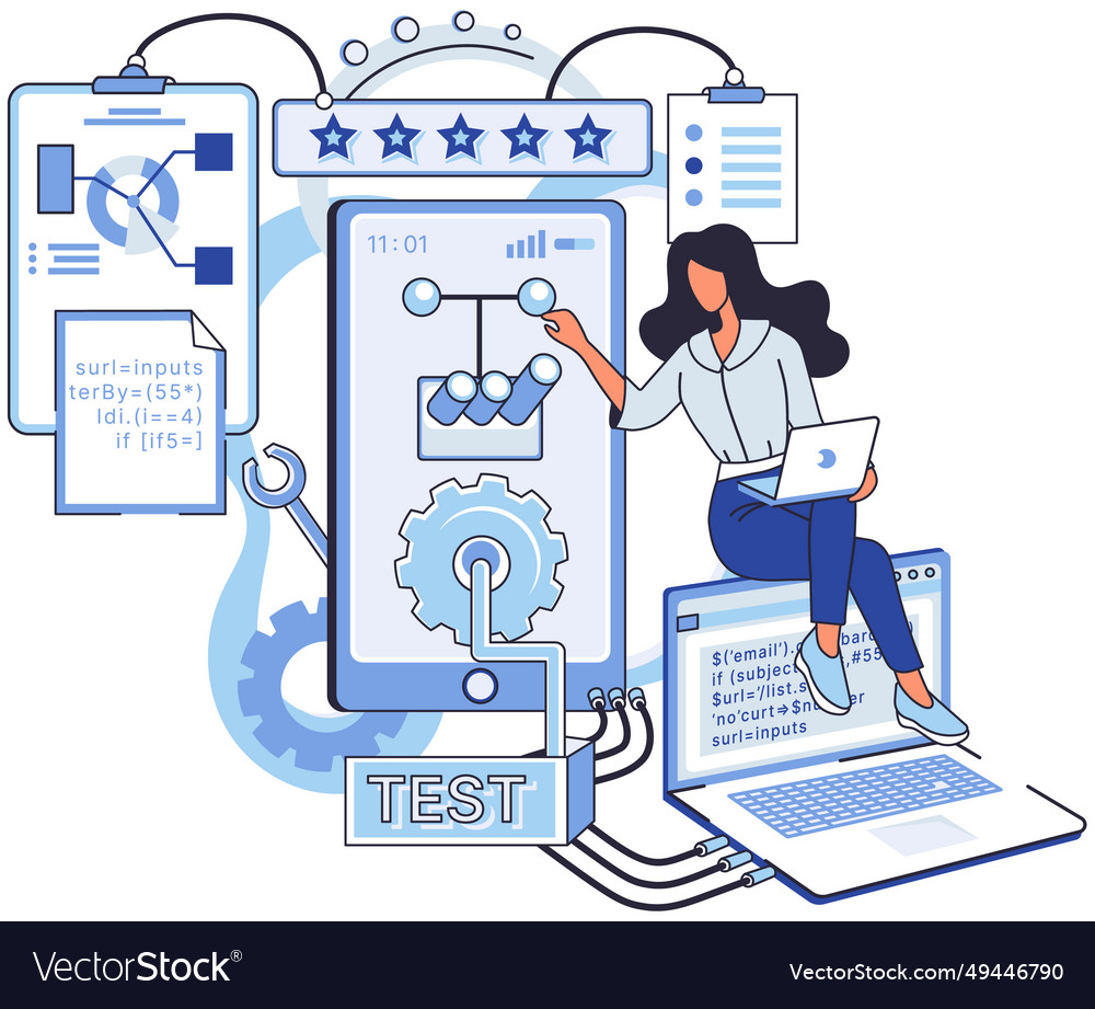 Application testing metaphor software