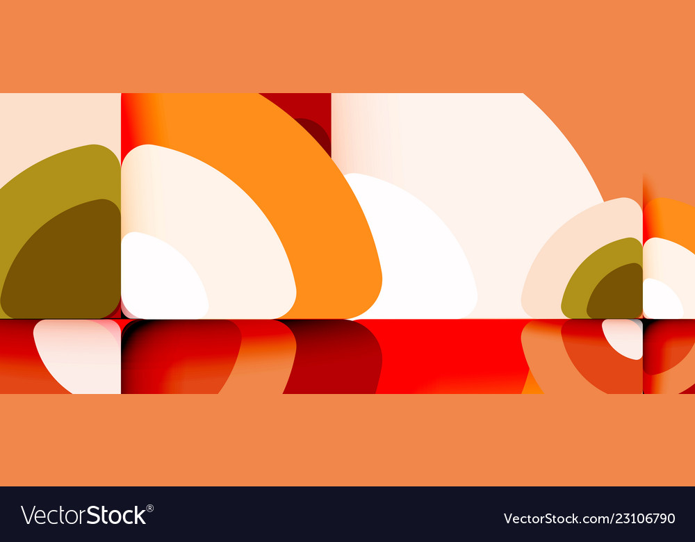 Circles and triangles design abstract background