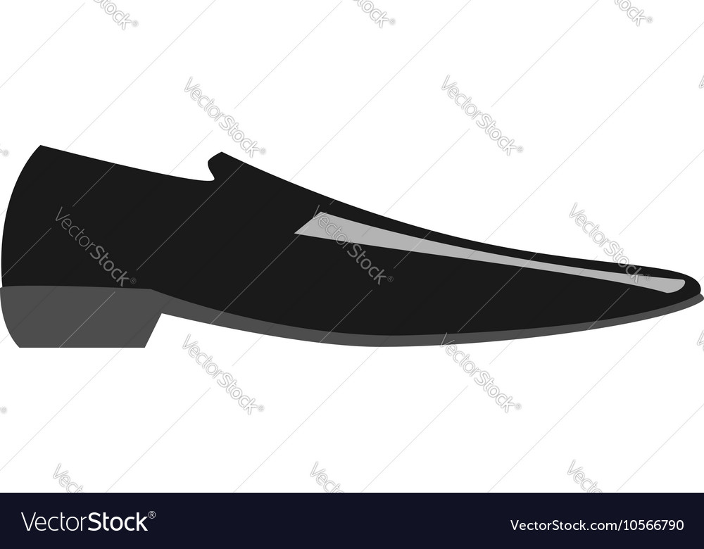 Classic man shoe isolated