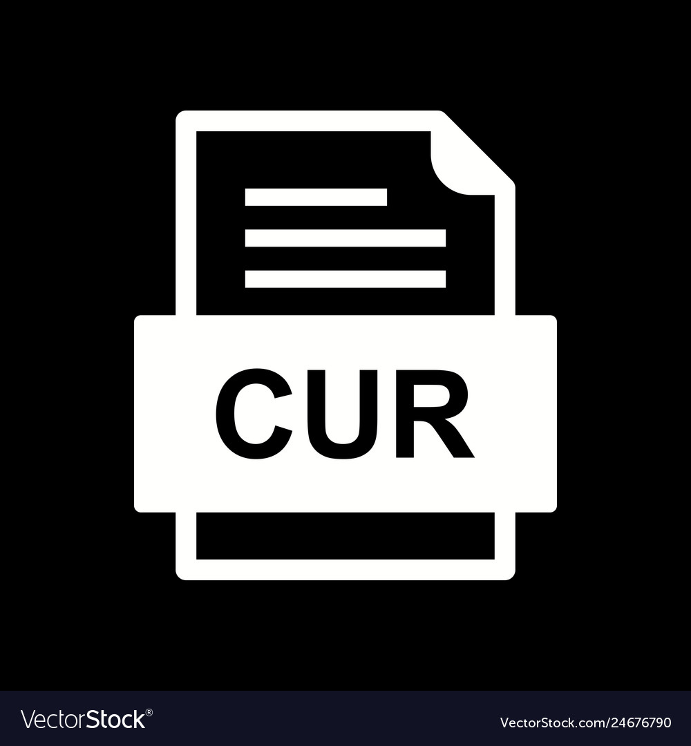 Cur file document icon