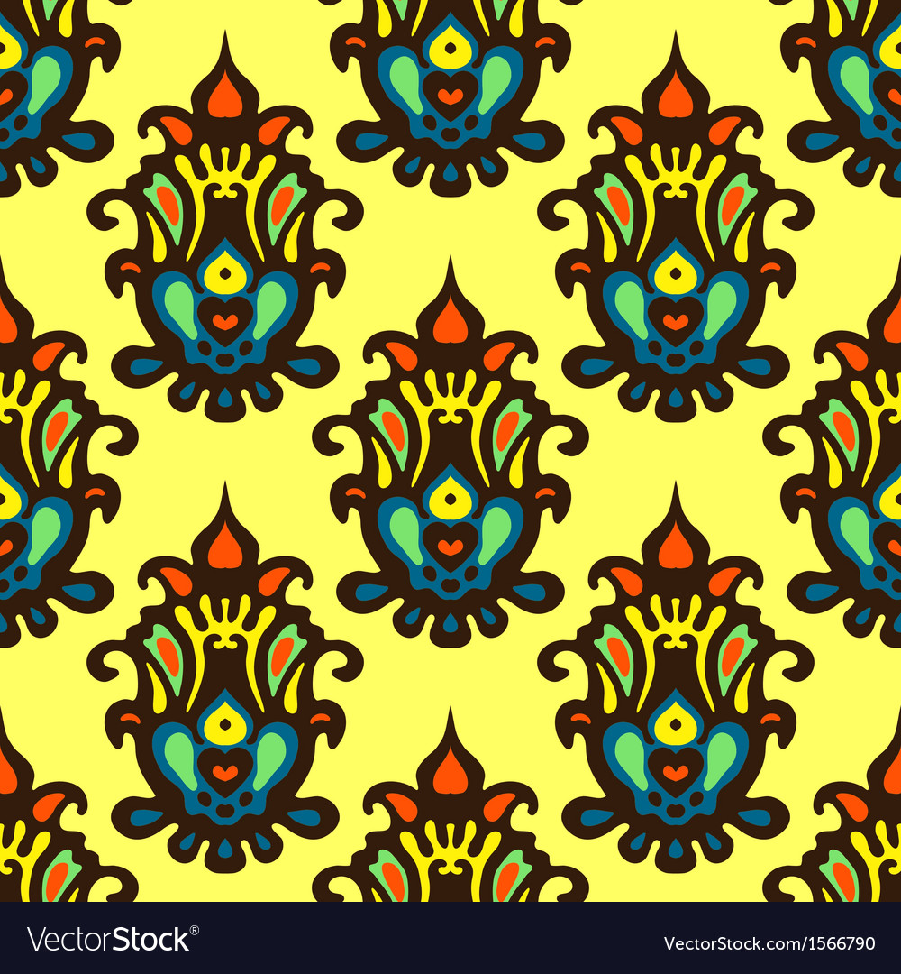 Damask royal seamless pattern
