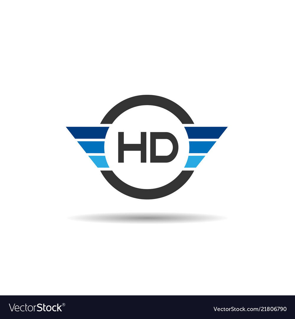 Initial letter hd logo template design