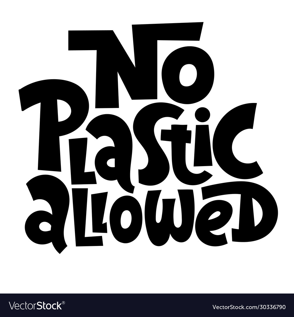 Keep bag lettering Royalty Free Vector Image - VectorStock