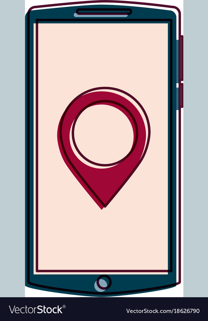 Mobile phone screen pointer map app gadget
