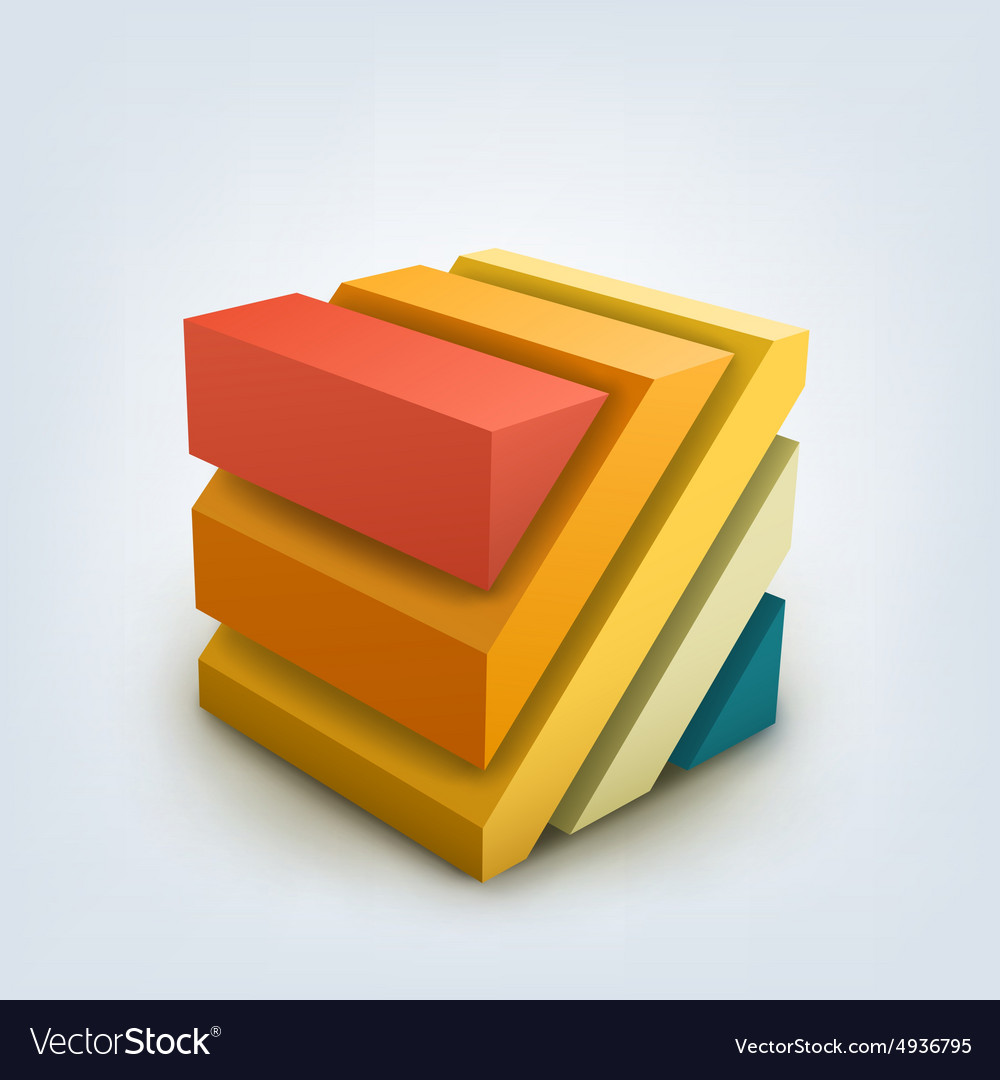 Abstract 3d cube