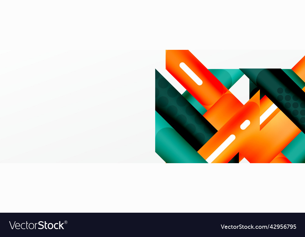 Background color abstract overlapping stripes vector image Background color abstract overlapping stripes