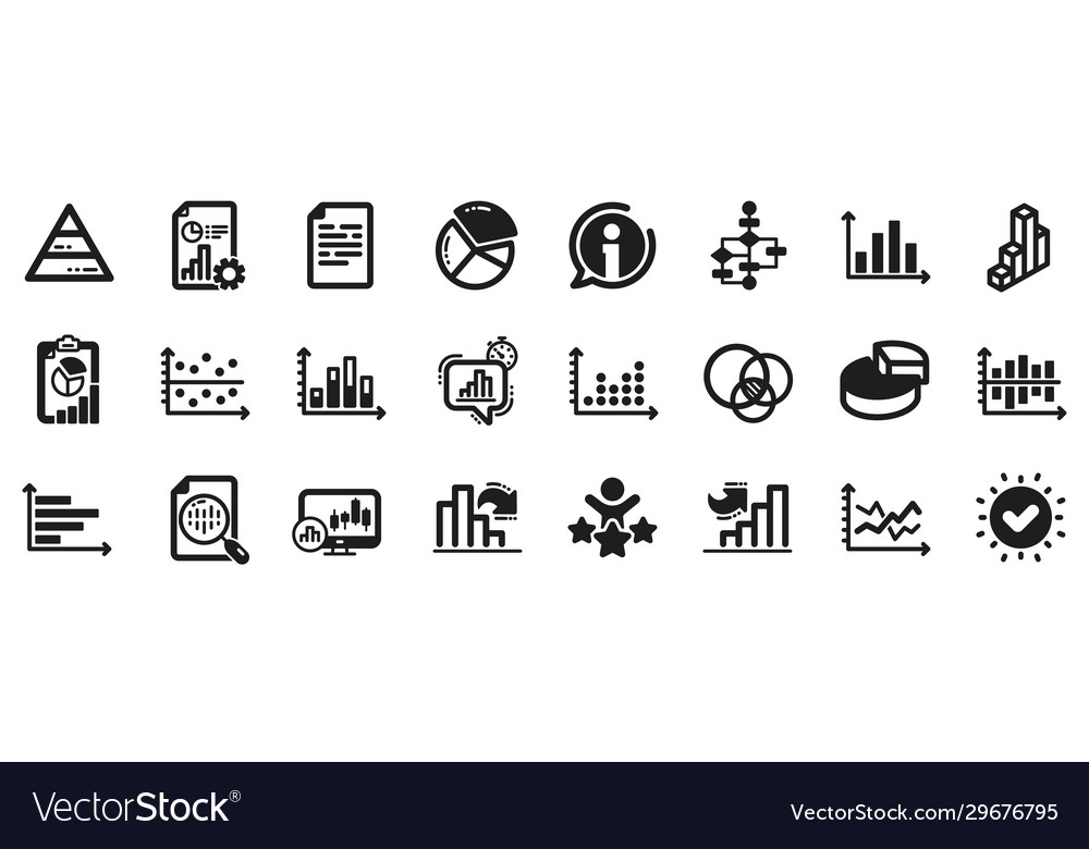 Charts and diagrams icons set 3d chart block vector image Charts and diagrams icons set 3d chart block