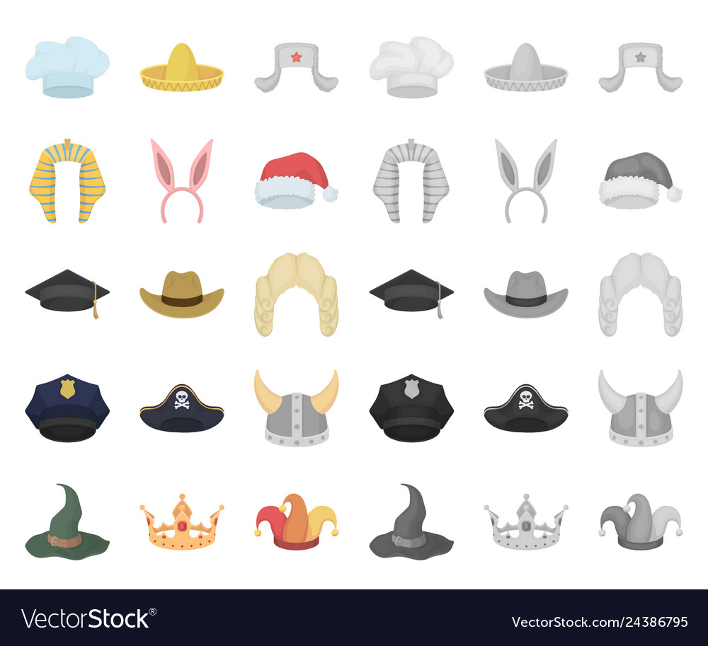 kinds of hats with pictures