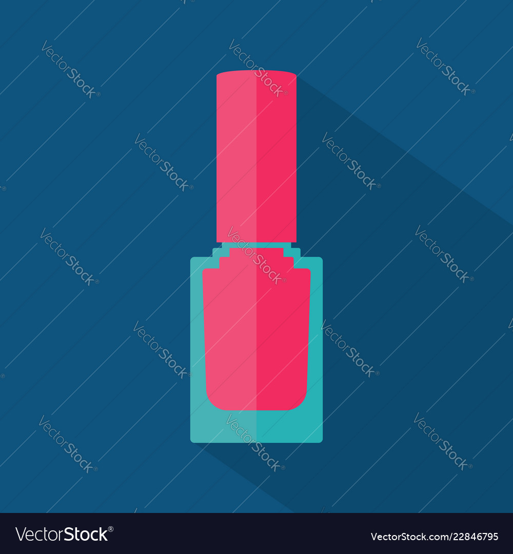 Pink nail polish Royalty Free Vector Image - VectorStock
