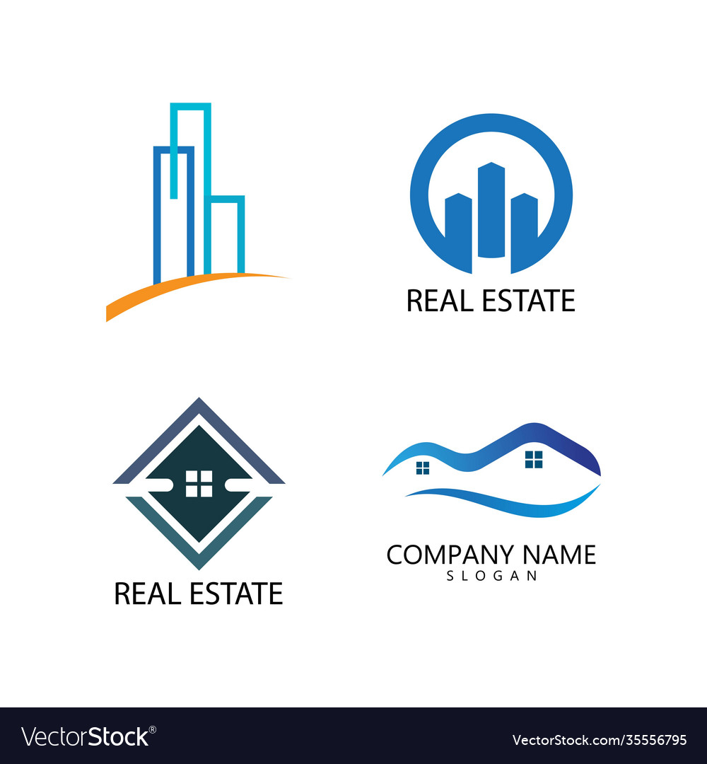 Property creative template vector image Property creative template
