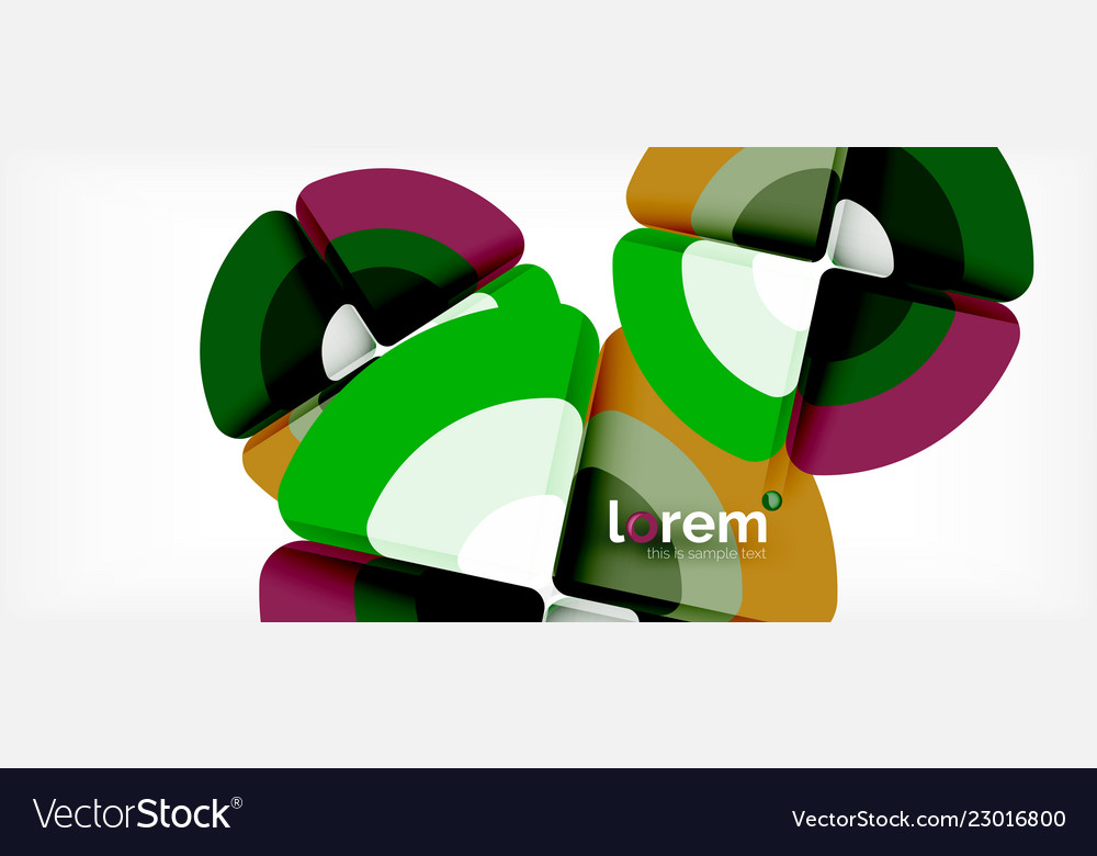 Circles and triangles design abstract background Vector Image Circles and triangles design abstract background