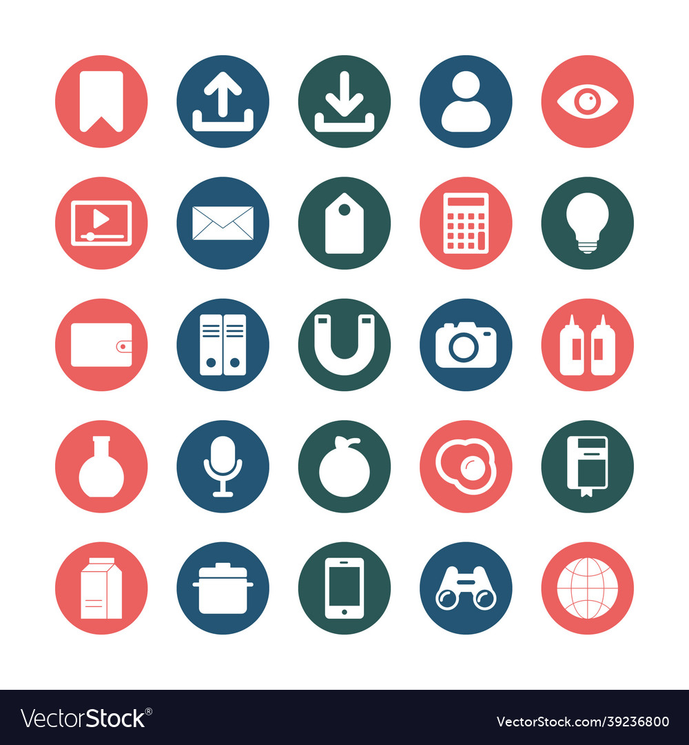Daily use isolated icon which can easily mo