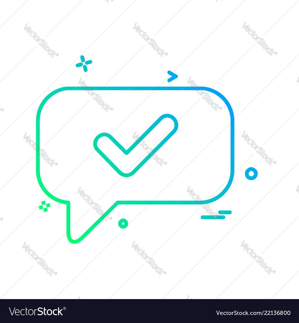 Message icon design