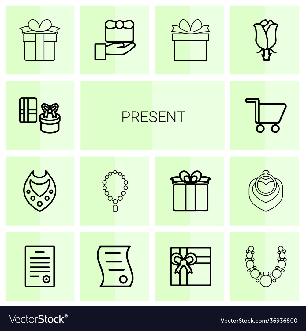 Present icons