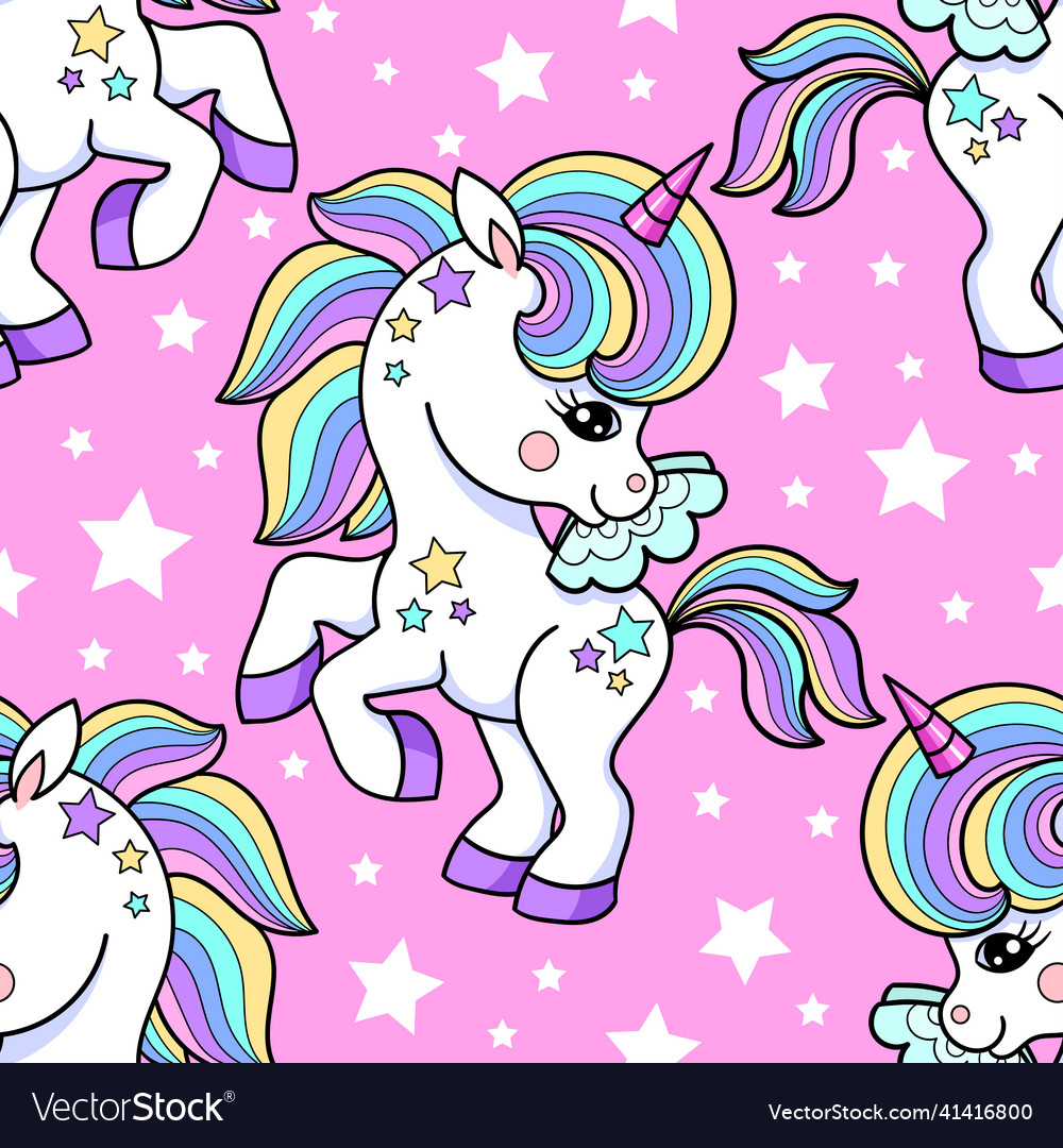 Rainbow Unicorn Pattern