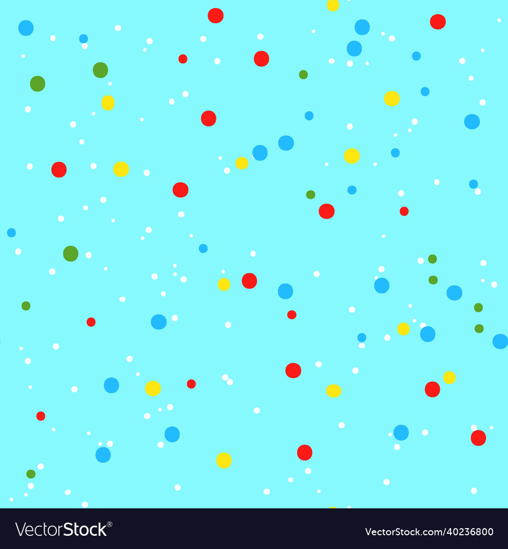 Seamless pattern with confetti vector image Seamless pattern with confetti