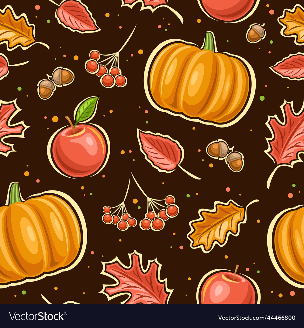 Thanksgiving day seamless pattern