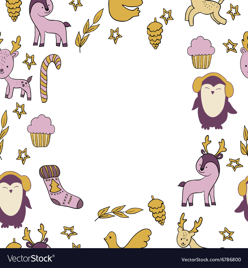With animals and additional elements